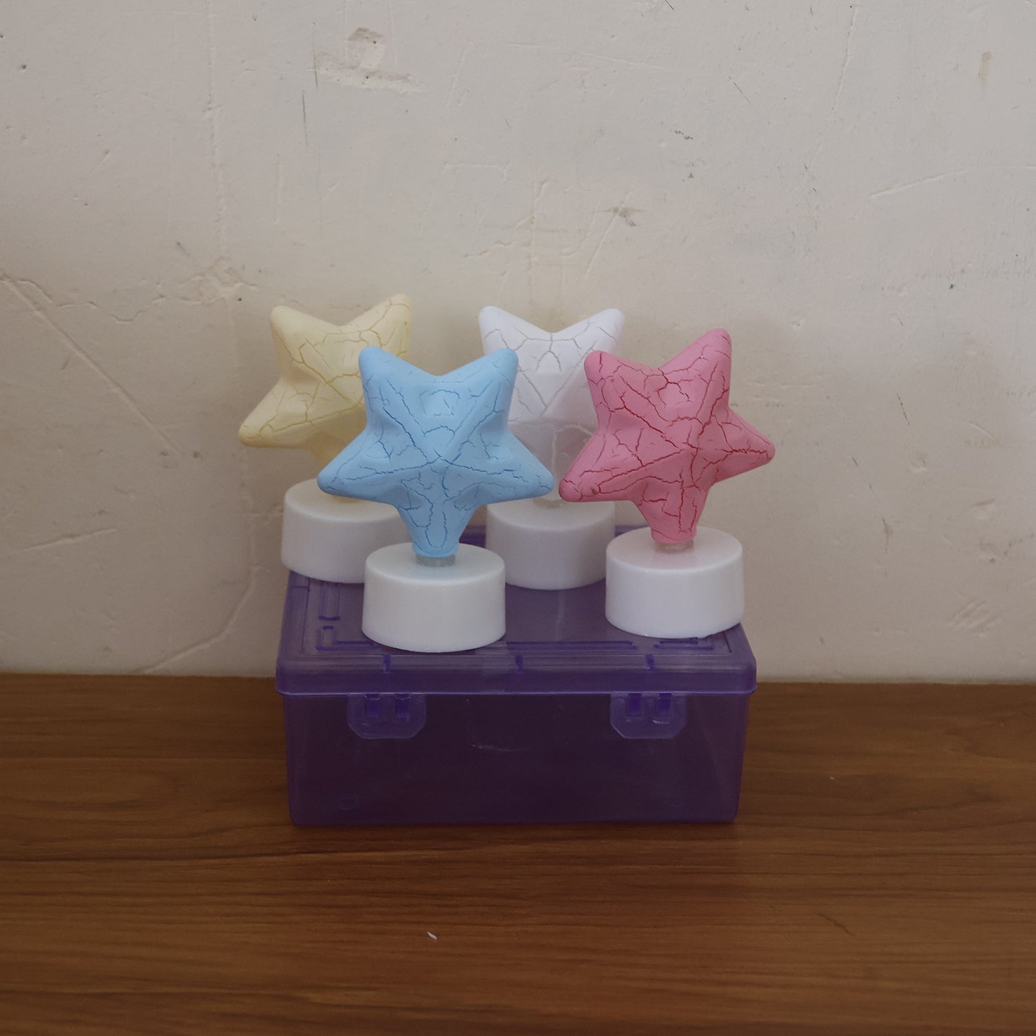 Star Shape Decorative LED Tealight Candles (4 Pc) Star Shape Decorative LED Tealight Candles (4 Pc)
